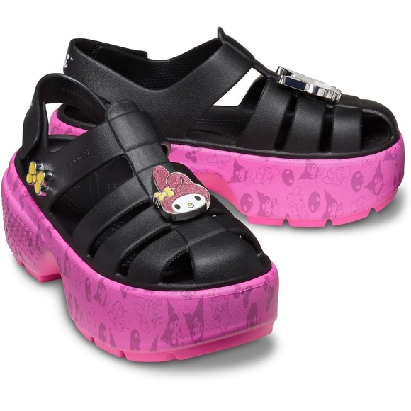 CROCS Shoes - Crocs Women's Sanrio My Melody/Kuromi Stomp Sandals, Size 10 Women, EUC